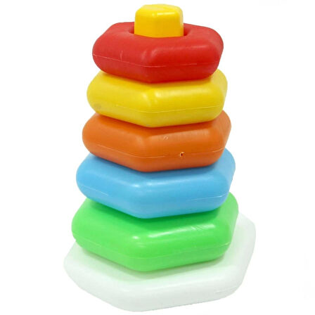 Fileli Renkli Altıgen Halkalar