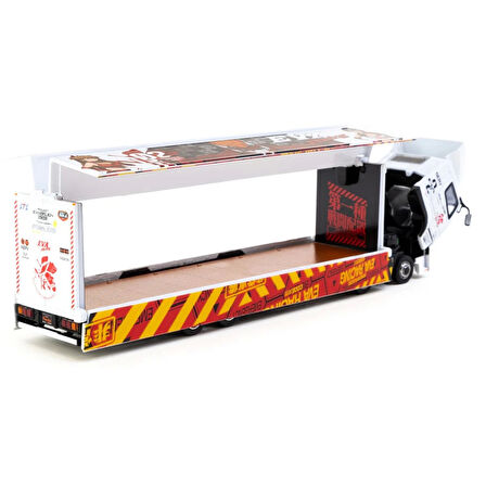 Tarmac Works 1/64 Mitsubishi Fuso Super Great EVA Racing Koleksiyonluk Metal Model Araba