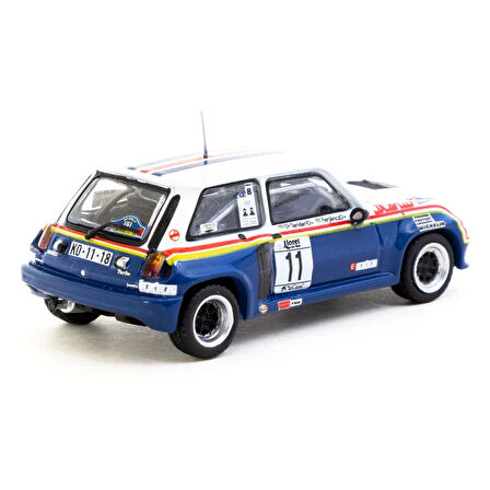 Tarmac Works 1/64 Renault 5 Turbo Rally Costa Brava 1985 #11 Koleksiyonluk Metal Model Araba