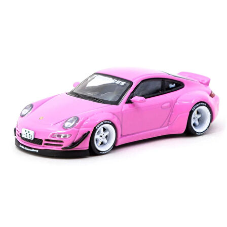 Tarmac Works 1/64 RWB 997 Pink Koleksiyonluk Metal Model Araba