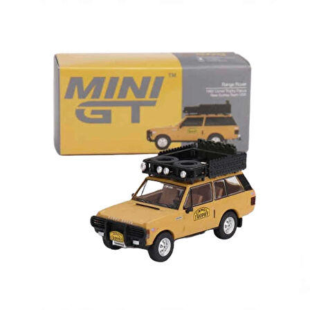 Mini GT 1:64 Range Rover 1982 Camel Trophy Papua New Guinea Team USA