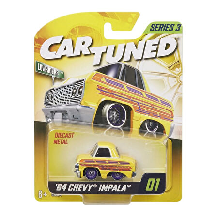 CarTuned S3 1964 Chevy Impala - Sarı Lowrider Araba