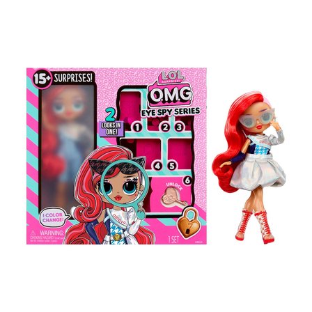 LOL Surprise OMG Eye Spy Series Moda Bebek 15+ Sürpriz Renk Değişimli 4 Stil Aksesuarlı Set!