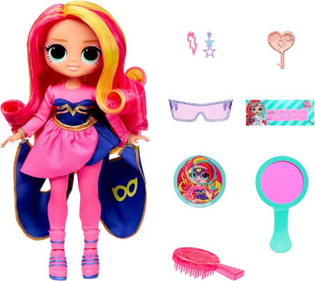 LOL OMG Sabrina Sky Tatlı Casus Bebek Süper Kahraman Sürpriz Aksesuar Moda Oyuncak Bebek Seti Harika