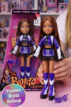 Bratz Scorchin Yasmin Moda Bebek Motor Esintili Kıyafet Aksesuar Platform Bot Oyuncak