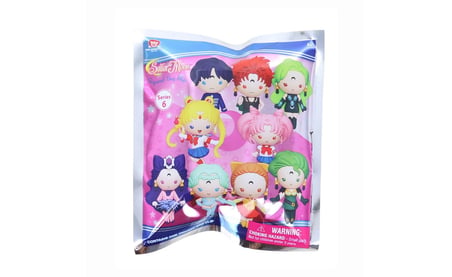 Sailor Moon Seri 6 3D Figür Anahtarlık Sürpriz Paket Monogram Orijinal Blind Bag Clip - 1 ADET