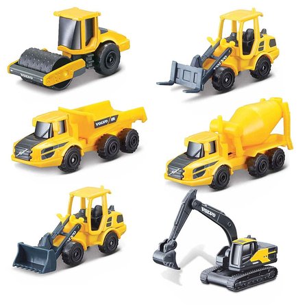 Maisto Volvo 6 lı İnşaat Seti (5-8 CM)