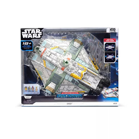 Star Wars Ghost Araç ve Mikro Figür Set
