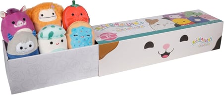 Squishmallows Micromallows 12'li Koleksiyon Peluş Seti Orijinal Mini Oyuncak Paket 6 cm