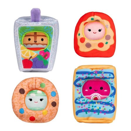 Squishmallows Micromallows Snack Machine Deluxe Peluş Seti 8 Parça Lisanslı Mini 6 cm