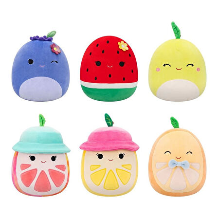 1 ADET Sürpriz Kokulu Squishmallows Mystery Squad Meyve Temalı Sürpriz Paket - 1 ADET - 20 CM