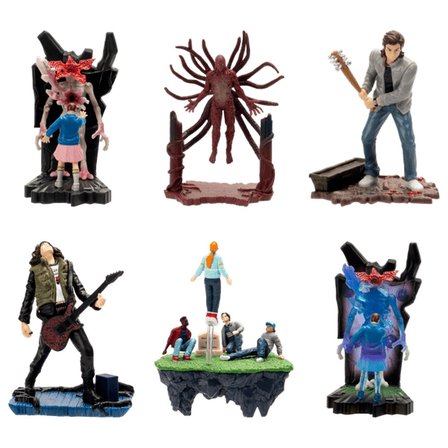 Stranger Things Sürpriz Kutu 7,6 cm Figür Netflix Iconic Moments Koleksiyon Mini Heykel