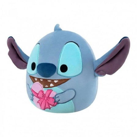 Disney Squishmallows Stitch 20 cm Sevgililer Günü Kalpli Orijinal Lisanslı Peluş Oyuncak - 1 ADET