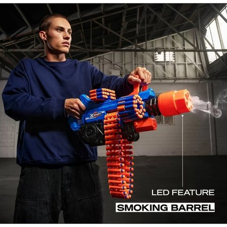 Insanity Dumanlı Dart Tabancası Smoking Barrel Işıklı 72 Dart 27 Metre Atış 58 Cm