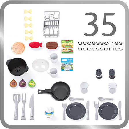 Smoby Kitchen Tech Edition Mutfak Seti 7600311052