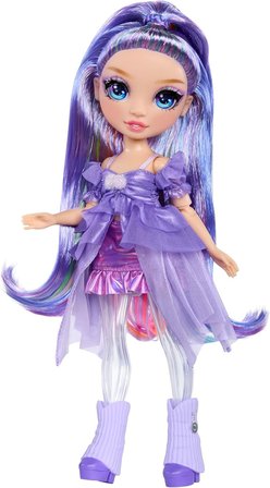 Rainbow High Violet WILLOW Rainbow Shimmers Slime Kitli Mor 28 Cm Oyuncak Bebek Sihirli Evcil Hayvan