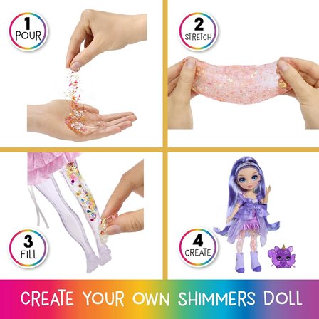Rainbow High Violet WILLOW Rainbow Shimmers Slime Kitli Mor 28 Cm Oyuncak Bebek Sihirli Evcil Hayvan