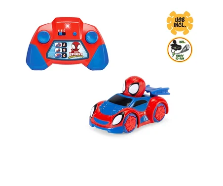 Uzaktan Kumandalı Araba Marvel Spidey Web Crawler Şarjlı RC Oyuncak 2.4 GHz 8 cm