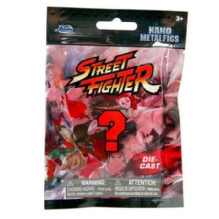 Street Fighter Sürpriz Paket Jada Nano Metal Die-Cast Koleksiyon Figürü 1 Adet 4 cm
