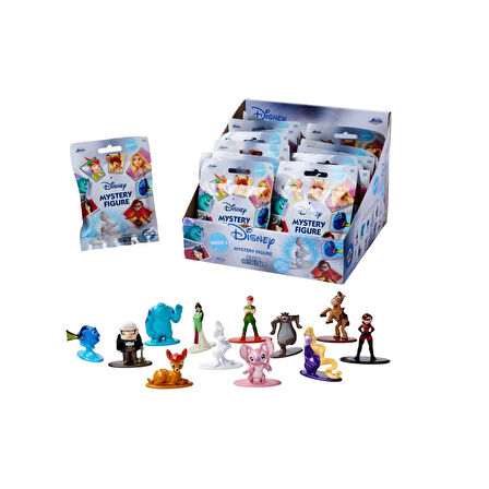 Disney Mystery Sürpriz Paket Figür - 4 CM 1 ADET Sürpriz Koleksiyonluk Metal Oyuncak