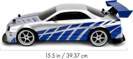 Jada Uzaktan Kumandalı 1/10 Fast & Furious Nissan Skyline GTR Drift Atan Araba - 39 CM