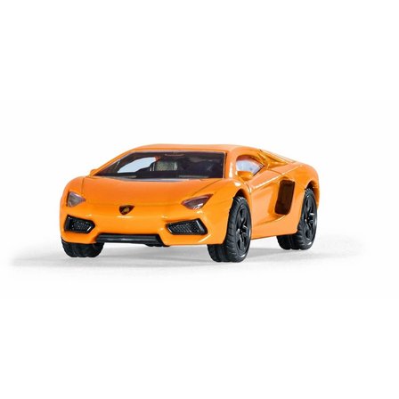 Siku Lamborghini Aventador LP700-4 Metal Plastik Oyuncak Yarış Arabası Turuncu Model 1449 7.5 CM