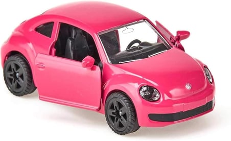 Siku VW The Beetle Pembe Metal Model Araba Açılır Kapılı Çiçekli 1488 - 8.5 CM