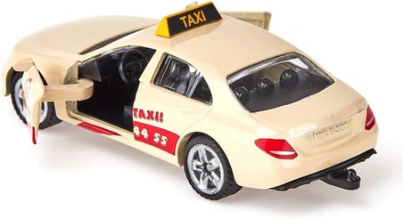 Siku Mercedes-Benz E350d Taxi 1502 Metal Oyuncak Araba Açılır Kapı Die Cast Model - 8.5 CM