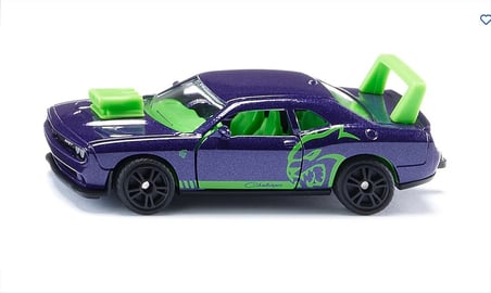 Siku 1572 Dodge Challenger Hellcat Custom Metal Model Araba Açılır Kapı Spor Araba Oyuncak 8.5 CM