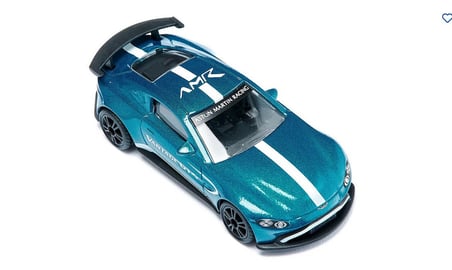 Siku Aston Martin Vantage GT4 Metal Lisanslı Koleksiyonluk Model Araba Yarış Arabası Orijinal 8.1 CM