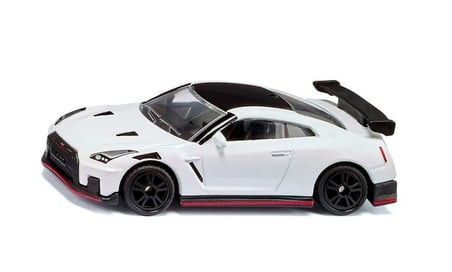 Siku Nissan GT-R Nismo Metal Model Araba Beyaz Spor Araba Oyuncak Koleksiyon 1579 8 CM