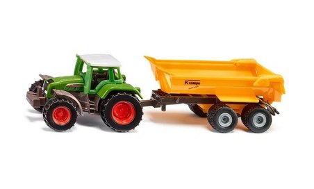 Siku Fendt 926 Vario Krampe Damperli Römork Metal Oyuncak Traktör Çiftlik Modeli 1605 Lisanslı 16 CM