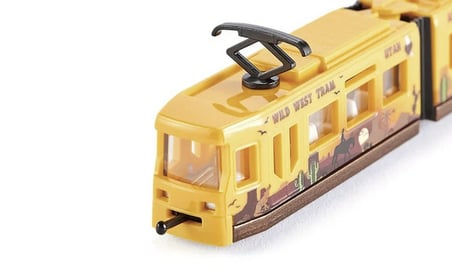 Siku 1615 Tram Metal Oyuncak Tramvay Sarı Şehir İçi Vagon Koleksiyonluk Hediyelik Model Çift 17.5 CM
