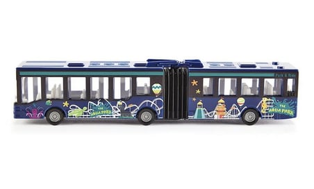 Siku 1617 Mafsallı Otobüs Metal Model Oyuncak Şehir Otobüsü Körüklü Koleksiyon Aracı Mavi Mini 16 CM