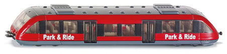Siku 1646 Tram Metal Model Tramvay Park & Ride Koleksiyon Oyuncak Diecast Vagonlu Raylı Seti 17.8 CM