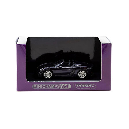 Tarmac Works x Minichamps 1/64 Porsche 718 Spyder RS Viola Metallic