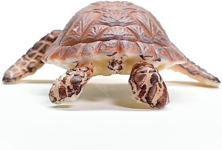 Schleich El İşçiliği Hawksbill Deniz Kaplumbağası Figürü Gerçekçi Oyuncak 6.5 cm