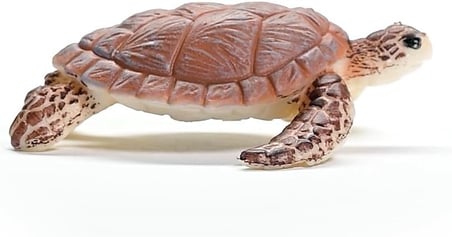 Schleich El İşçiliği Hawksbill Deniz Kaplumbağası Figürü Gerçekçi Oyuncak 6.5 cm