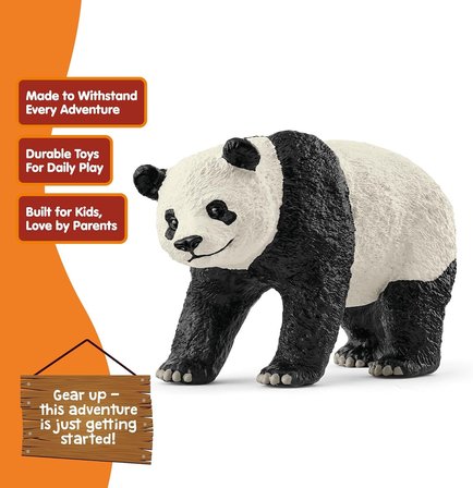 Schleich El İşçiligi Dev Panda Figür Koleksiyon Oyuncak Gerçekçi Detay 9.9x4.1x5.1 cm