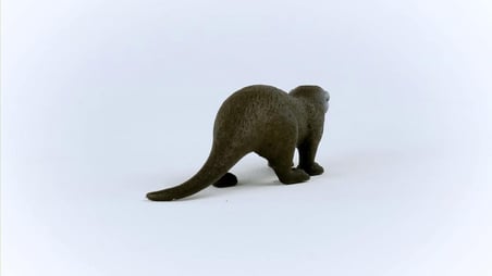 Schleich El Yapımı Su Samuru Figürü Gerçekçi Detay Koleksiyon Oyuncak 7,5 CM