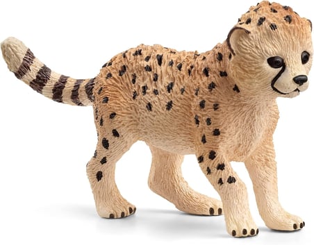 Schleich El İşçiligi Cheetah Yavrusu Figür Koleksiyon Oyuncak Detaylı Model 4,6x2,3x3,6 CM
