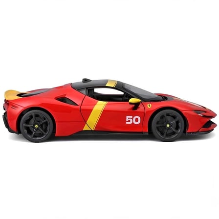 1:18 Ferrari SF90 Assetto Fiorano Lisanslı Diecast Metal Açılır Kapılı Koleksiyon Model Araba Ekstra