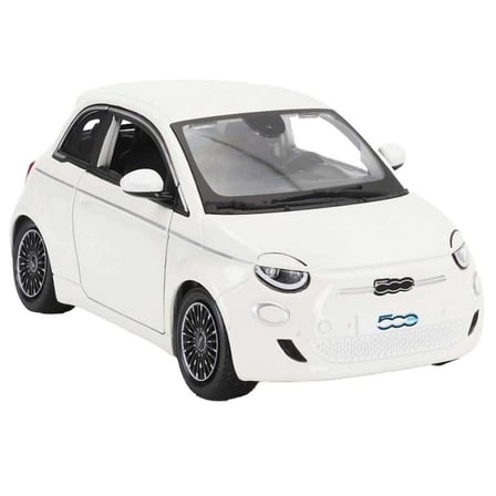 1:24 Fiat 500E 2023 Model Araba Die Cast Koleksiyonluk Oyuncak Açılır Kapı 14 cm Kutulu Detaylı Mini