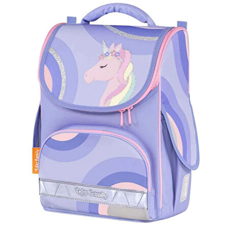 Unicorn Desenli Renkli Okul Çantası