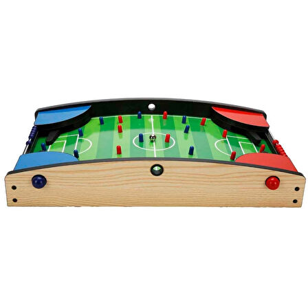 Masaüstü Futbol Pinball Oyunu – 2 Kişilik Refleks ve Strateji Oyunu (50 cm)