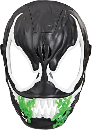 Spider-Man Venom Sesli Karanlıkta Parlayan Maske Işıklı Çocuk Kostüm Oyuncağı 20,3x11,4x25,4 cm