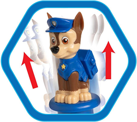 Paw Patrol Pop Up Chase Oyun Seti – 16 Anahtarlı Sürpriz Eğlence, 18 Ay+ Çocuklar İçin
