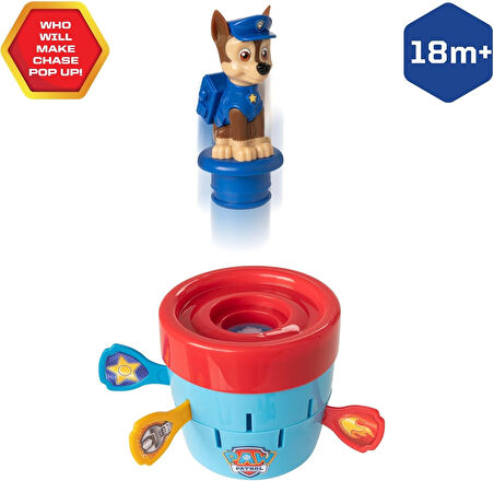 Paw Patrol Pop Up Chase Oyun Seti – 16 Anahtarlı Sürpriz Eğlence, 18 Ay+ Çocuklar İçin