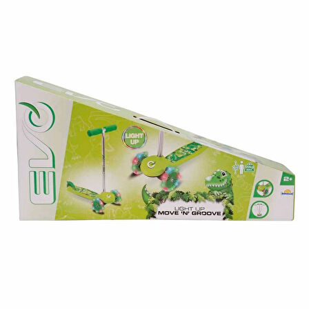 Evo 3 Tekerlekli Dino Move N Groove Işıklı Scooter 20 KG