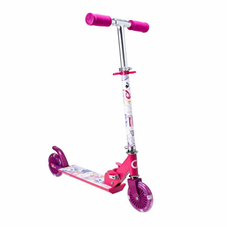 Evo 2 Tekerlekli Katlanabilir Unicorn Inline Işıklı Scooter 50 KG